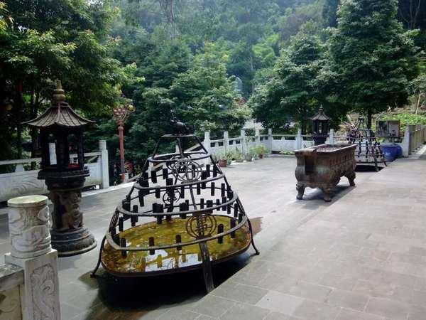 彭州三味禅林一日游 登山,寺庙77