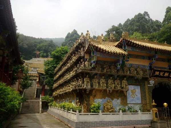 彭州三味禅林一日游 登山,寺庙65