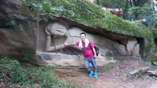 彭州三味禅林一日游 登山,寺庙16