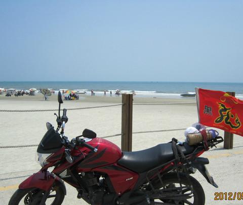 2012年5月4日我们摩旅北海银滩风景区！！！20