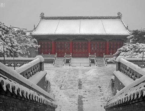 沈阳故宫雪里红2